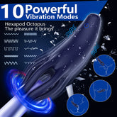 Octopus Vibrating Male Masturbator | Waterproof Penis Trainer